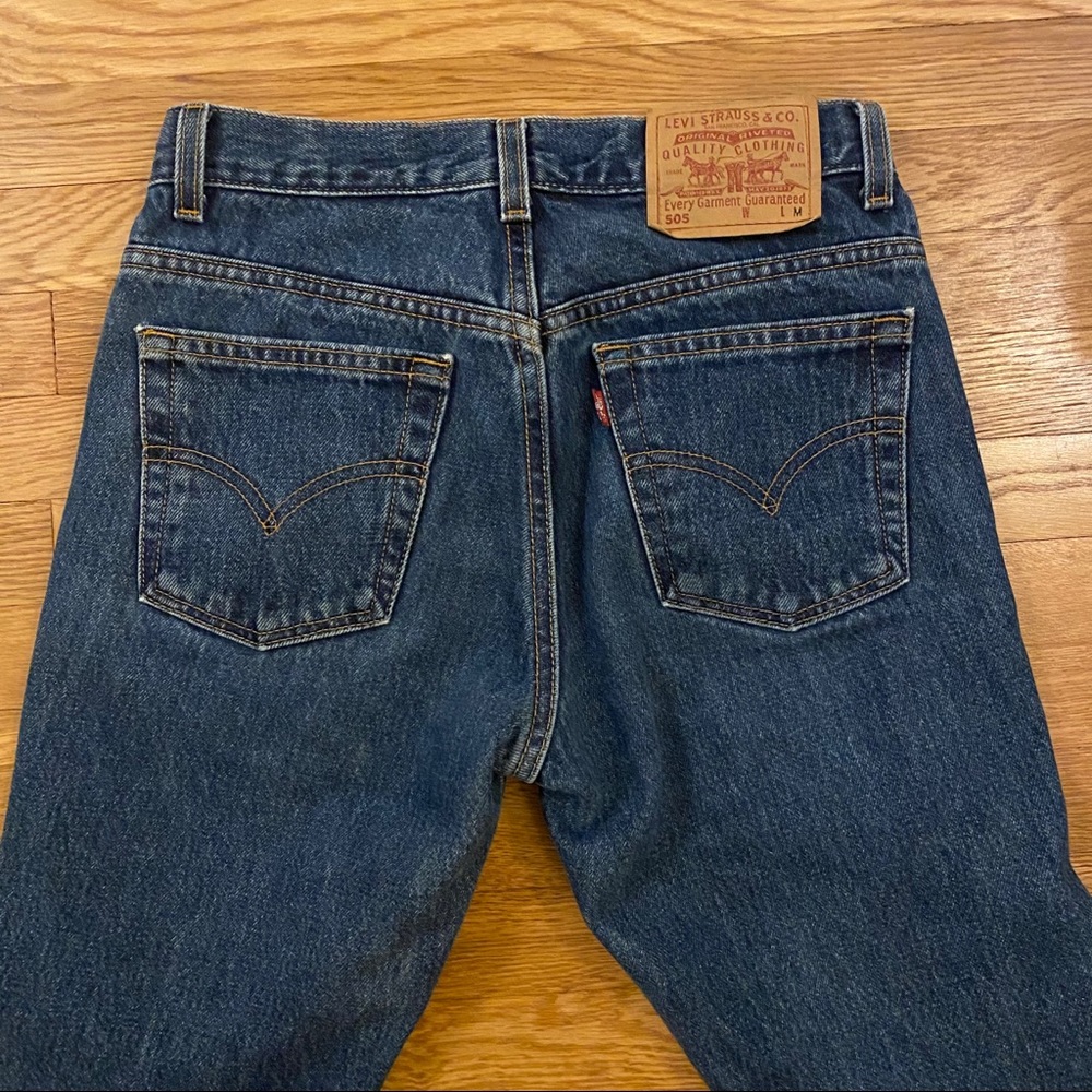 Levi’s 505 Regular Straight Leg Jeans - Picture 3 of 8